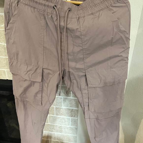 Pacsun Cargo Pants Size  Pink Slim Fit Pockets‎ Tapered Mens M - Picture 3 of 9